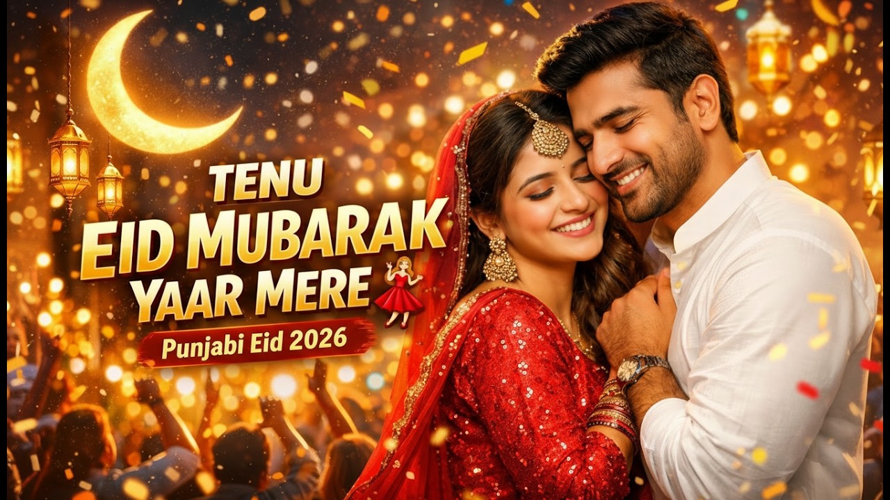 Tenu Eid Mubarak Yaar Mere ️ | Punjabi Eid Song | Romantic Eid Love ...