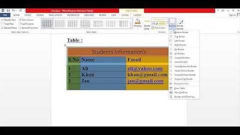 MS Word 2013 In Pashto With KhAn Lecture No 5