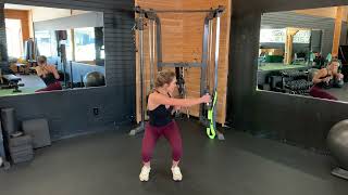 CAMFIT- Static squat cross body punch