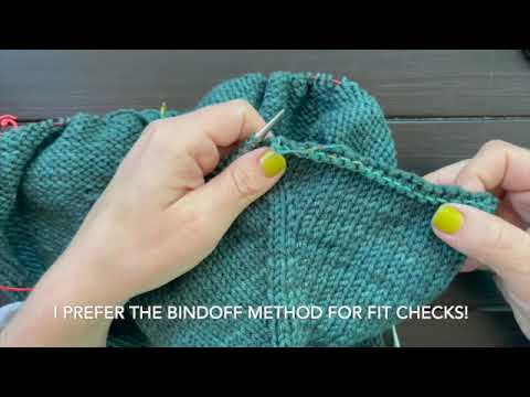 Seamless Knitting Tutorial: Separating Body & Sleeves by Kate Oates