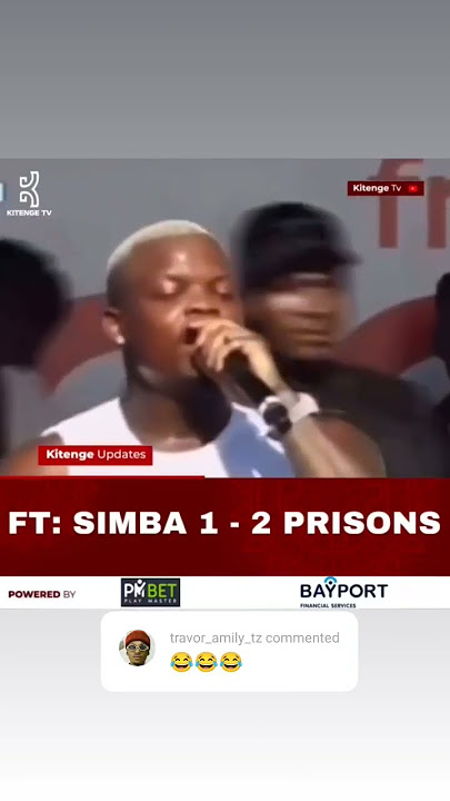 HARMONIZE AKIMFOKEA SHABIKI WA SIMBA VS TANZANIA PRSONS 1-2 MNYAMA KAFA BAO 2 MOLOGORO