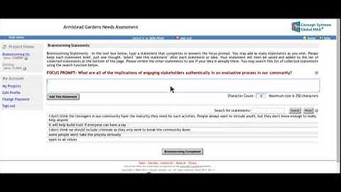 How to Brainstorm -- Group Concept Mapping Lessons