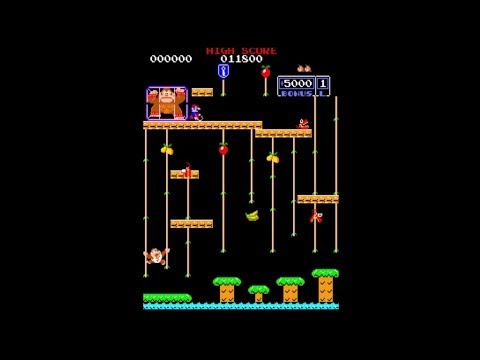 AC】ドンキーコングJR.【1周クリアまで】 - YouTube