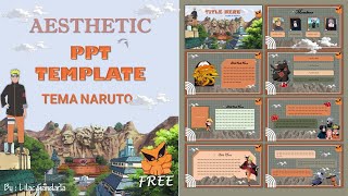 Aesthetic Ppt Tema Naruto - Tutorial