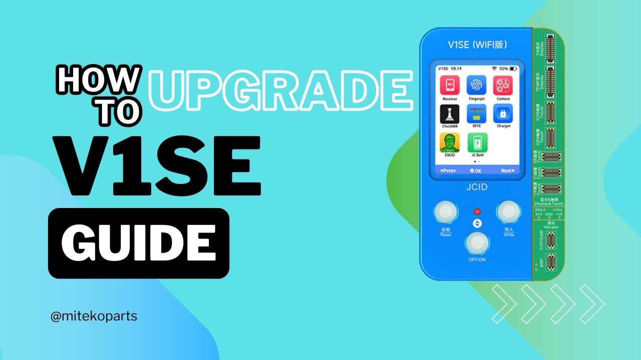 V1SE Programmer Upgrade Operation Guide - YouTube