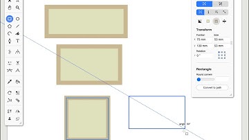 Janvas SVG online editor - rectangle tool