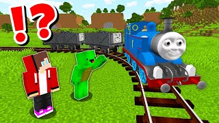 Jj And Mikey Find Thomas The Train Challenge In Minecraft Maizen Minecraft