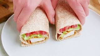 How to Make Crispy Chicken Ranch Wraps
