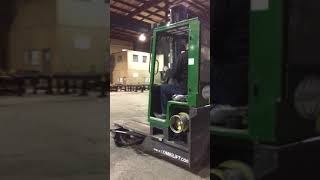 2012 COMBILIFT CL20080LC47 SIDE LOADING BI-DIRECTIONAL PROPANE FORKLIFT, 8,000LB CAP., S/N 18768