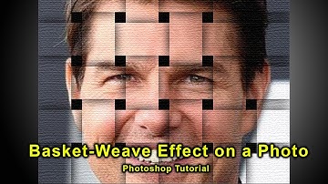 Basket-Weave Effect on a Photo (Photoshop Tutorial)