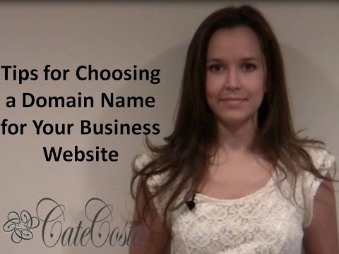 Tips for Choosing the Right Domain Name for Your Business' Website