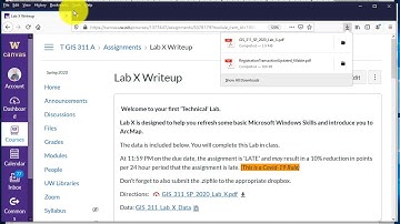 GIS 311 Lab X Part 4 | a GIS ArcMap 10.7 Tutorial by Gregory Lund, University of WA, Tacoma.