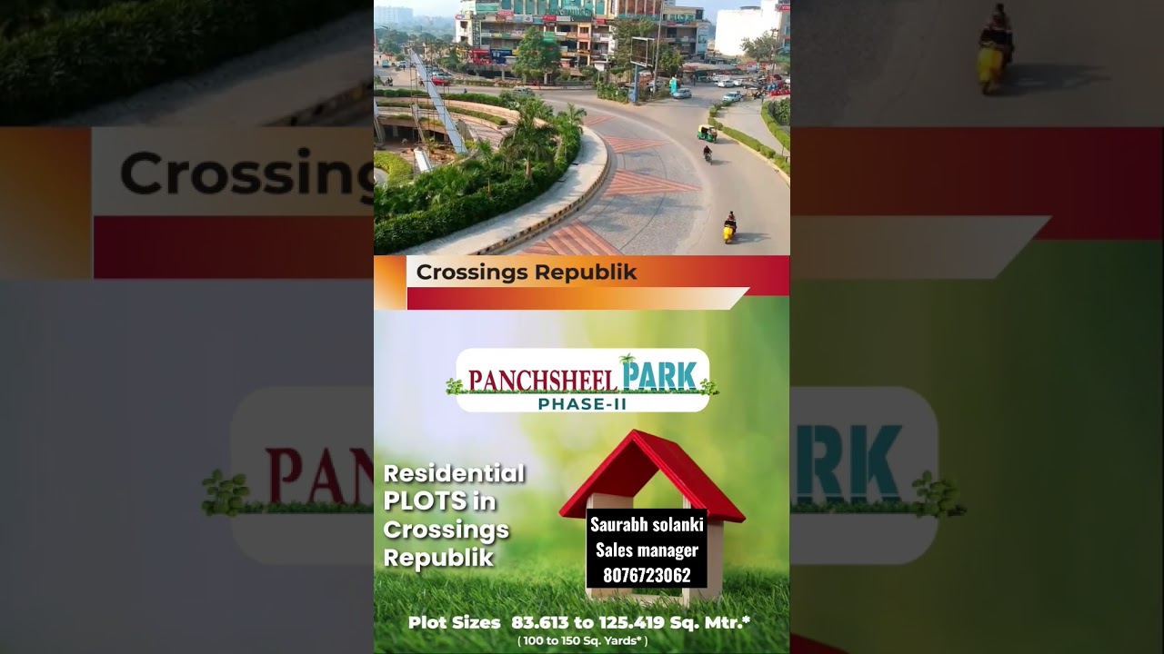 plots avaliable in crossing republic township at Ghaziabad, near by NH-24 or greater Noida..
