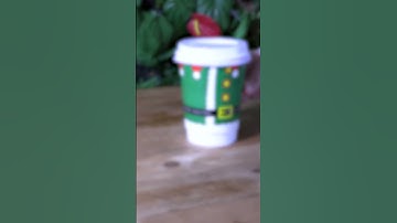 Add a Festive Flare!  #cafe #coffee #christmas #coffeecups #coffeetime #shorts #short #coffeevibes