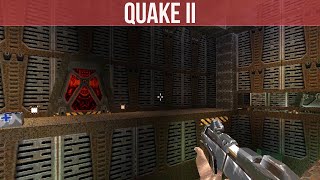 Quake Ii Gameplay - Retroarch 1.7.7 - Beetle Psx Hw Pgxp Ps1 Emulator