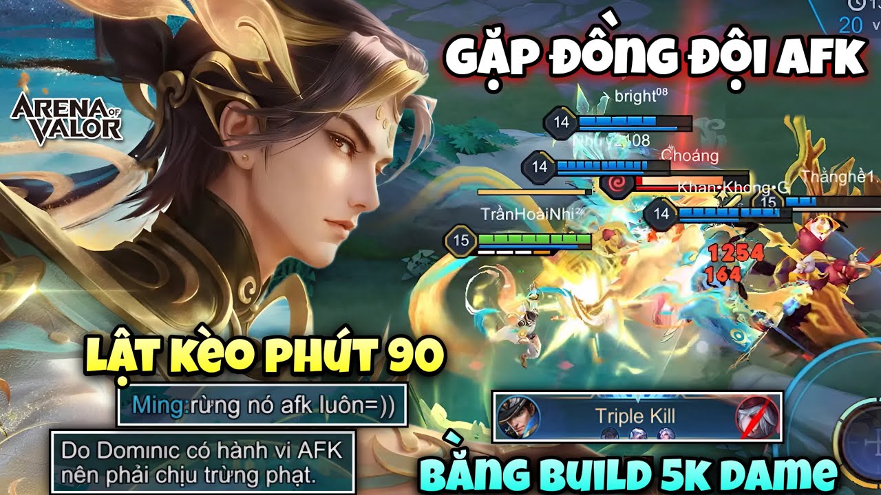 Lật Kèo Phút 90 Cực Căng Khi Gặp Đồng Đội AFK Bằng Valhein Mã Hành Vạn Lý Với Build 5k Dame Sẽ NTN
