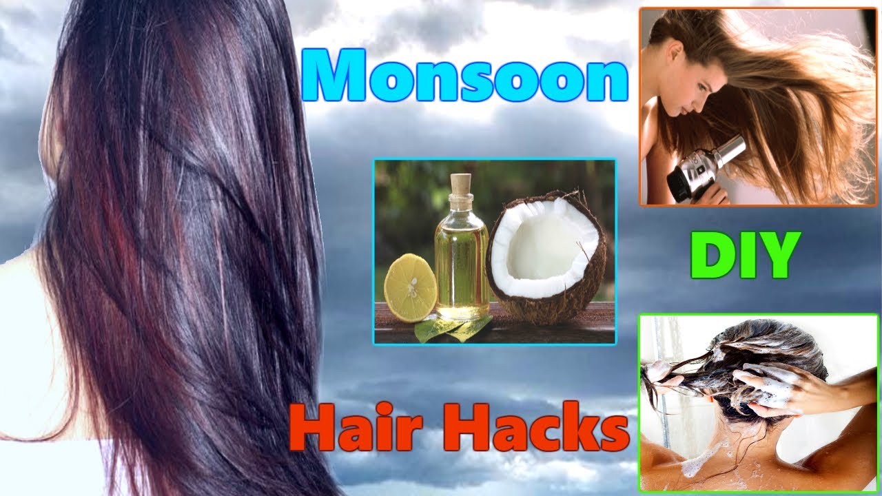 7 Monsoon HAIR Hacks You MUST Know - For Shiny, Long, Healthy Hair 