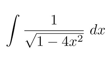 Integral of 1/sqrt(1-4x^2) (substitution)