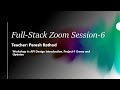 WS-6-Full Stack: Key Updates Online Test Zoom Session