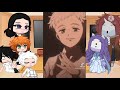 The promised neverland react to future(Emma,Ray,Norman,Isabella and Two good demons react to future)