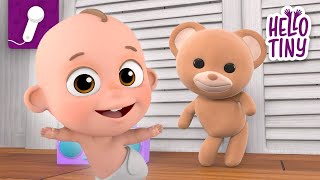 Teddy Bear Song Karaoke  🎤 Nursery Rhymes & Kids Songs 👶 Hello Tiny