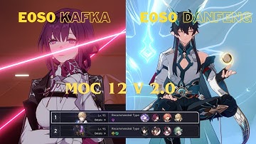 F2P MOC 12  - E0S0 Kafka ft Black Swan & Danheng IL ft Sparkle - Honkai Star Rail 2.0