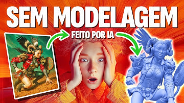 SEM MODELAGEM! Testei a IA 3D que Promete Modelos Humanos