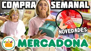 COMPRA SEMANAL: MERCADONA!! 🛒 + NOVEDADES PERFUMERÍA y ALIMENTACIÓN 😳🥭 | LorenaAndCia