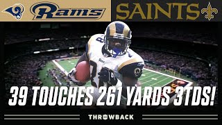 Marshall Faulk Does EVERYTHING in a Must Win! (Rams vs. Saints 2000, Week 17)