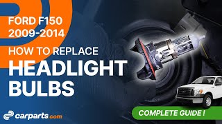 How to replace the Headlight bulbs 2009-2014 Ford F150 🚗