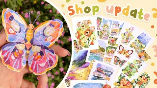 My Best Shop Update Yet | Packing Orders, and making Cute Art!