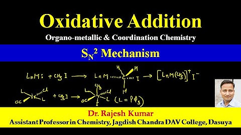 Oxidative Addition | SN2 mechanism | Organo-metallic Chemistry | CSIR -NET