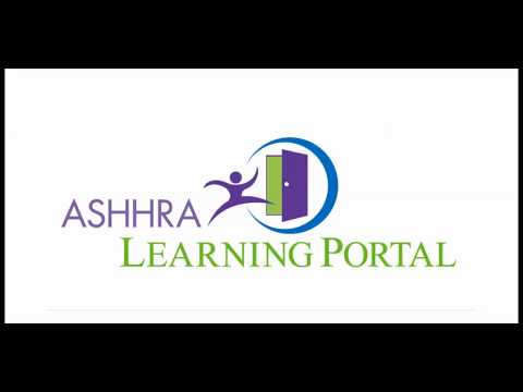 ASHHRA Learning Portal Tutorial