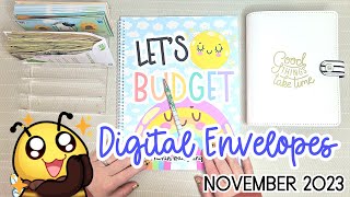Let's Budget using my Digital "Cash" Envelope System!