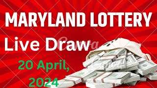 Maryland Evening Lottery Drawing Results - 20 Apr, 2024 - Pick 3 - Pick 4 - Pick 5 - Bonus Match 5