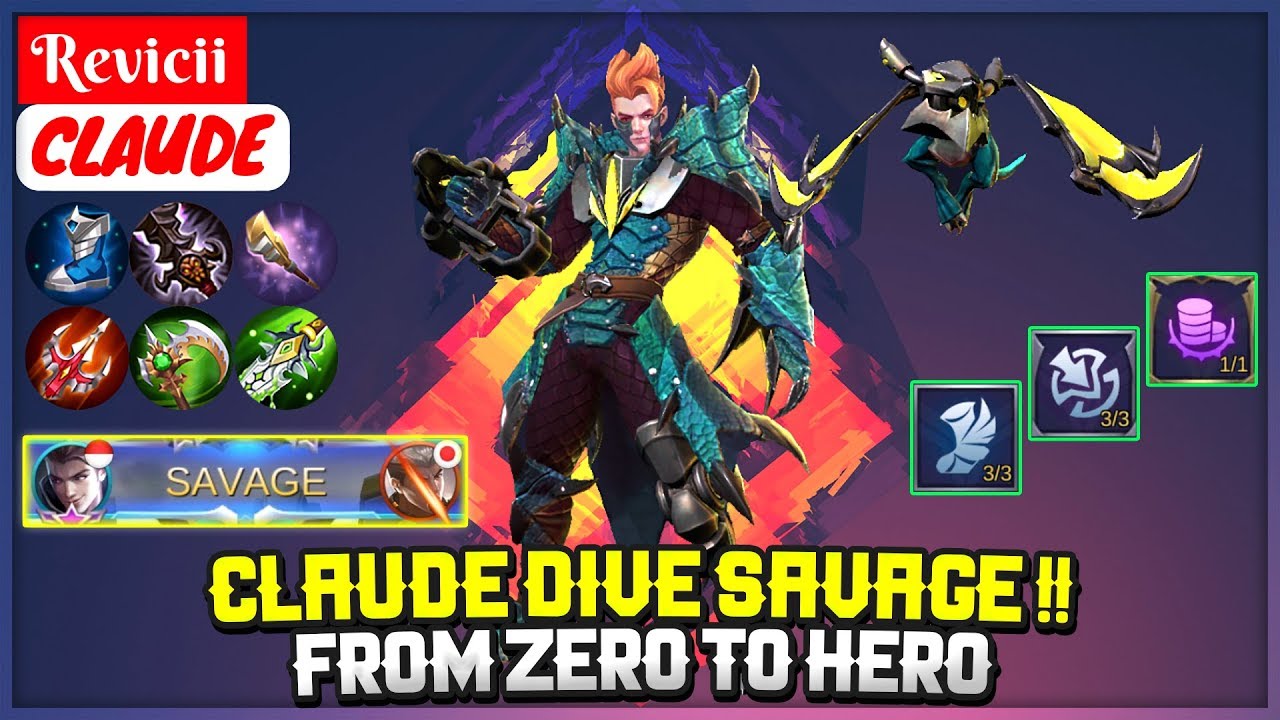 CLAUDE DIVE SAVAGE !! From Zero To Hero [ Revicii Claude ] Mobile ...