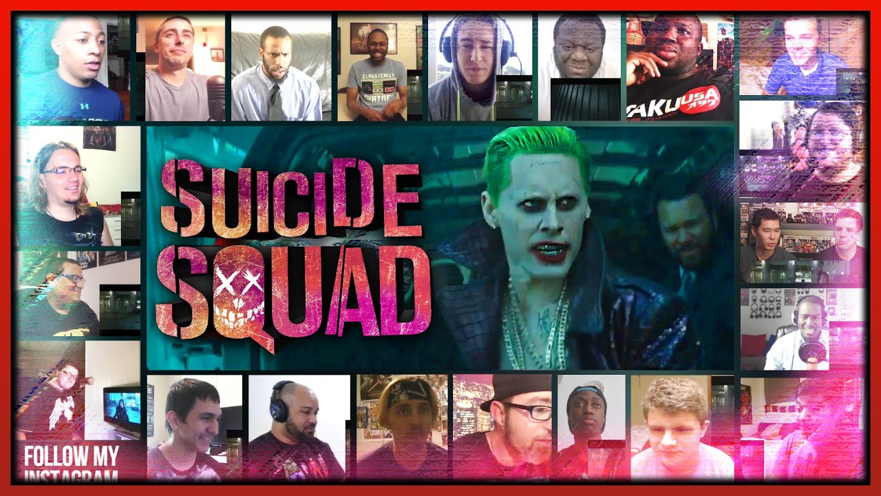 Suicide Squad Final Trailer Reaction's Mashup - YouTube