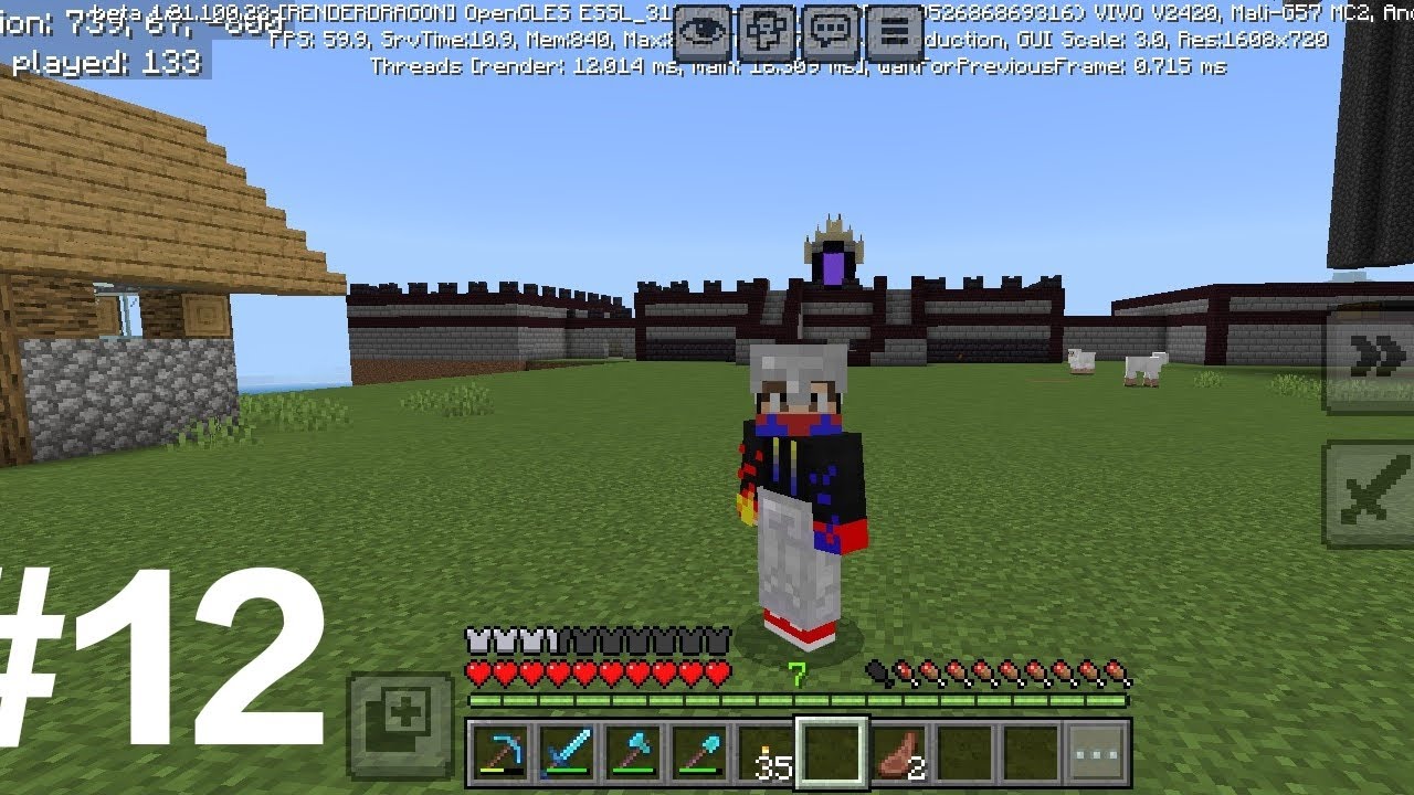 I Build my castle Minecraft | Gameplay #12 - YouTube