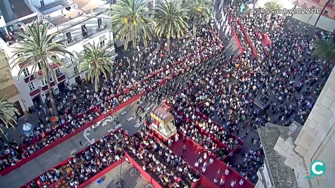 Virgen de la Caridad (Las Penas) en Plaza Catedral | Cádiz 2022