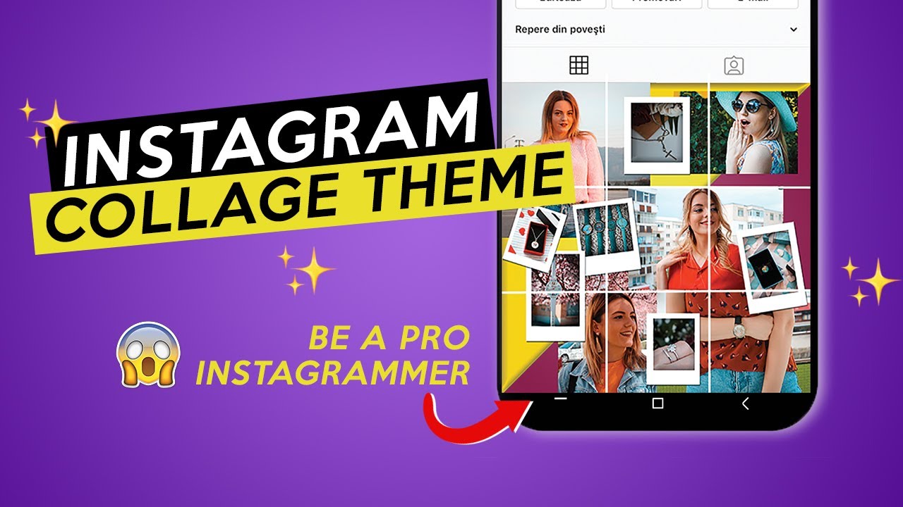 How to make an INSTAGRAM COLLAGE THEME Tutorial) YouTube