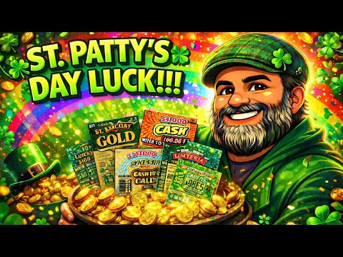 🍀💰 St. Patty’s Day Luck Playing Mass Lottery from The Irish Cottage ☘️