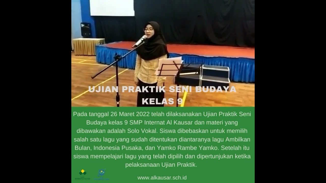 Ujian Praktik Seni Budaya Kelas 9