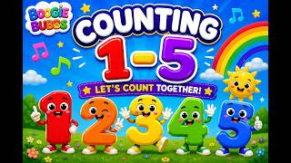 Learn to Count 1 to 5 🔢 | Fun Kids Counting Song for Preschool