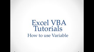 Excel VBA