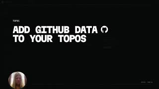 Add GitHub Data to Your TOPOS (demo 1)