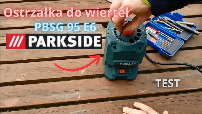 PARKSIDE drill sharpener »PBSG 95 E6«, 95 watts #parkside - YouTube