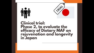Phase 2 Clinical Trial Results: Dietary MAF Shows Promising Effects on Rejuvenation & Longevity