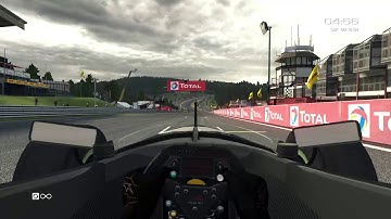 GRID Autosport - AI driver takes wrong exit at Spa