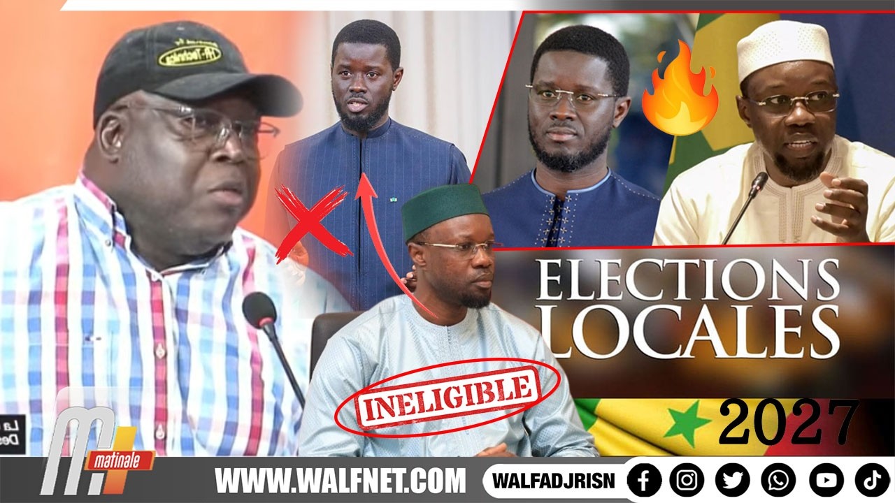 Crise au Pastef:inéligibilité de Sonko? locale 2027 