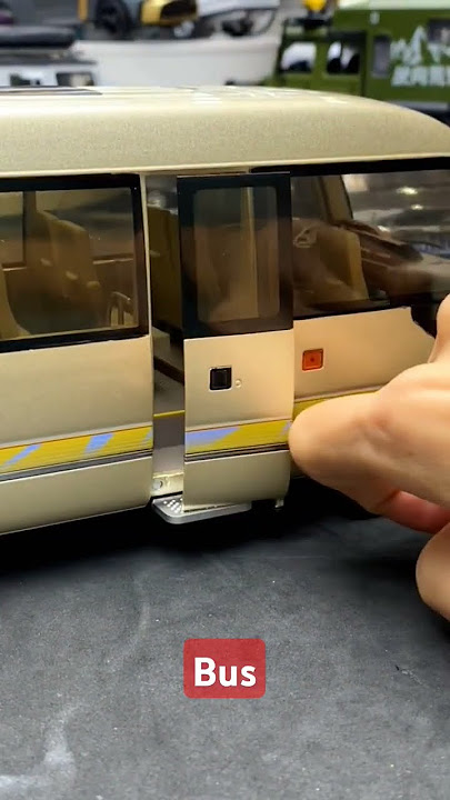 Mini Bus Coaster coach transport vehicle #diecast #viral #shorts #bus #car #coaster #vehicles #trend
